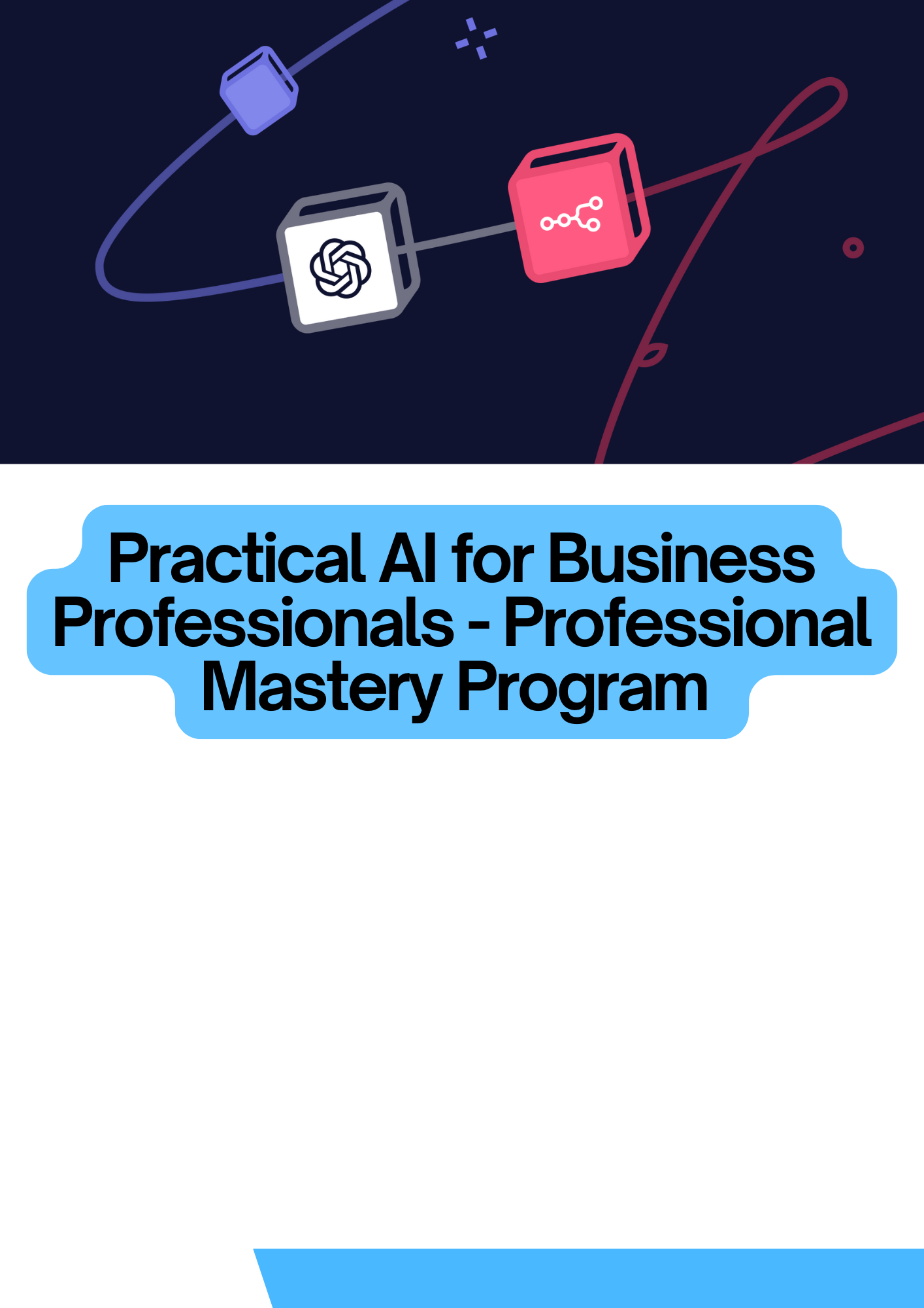 Practical AI for Business Professionals - Professional Mastery Program (4 sessions × 2 hours)
